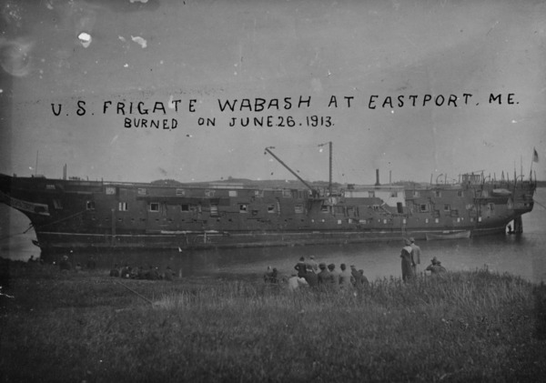 US Frigate Wabash at Eastport, ME